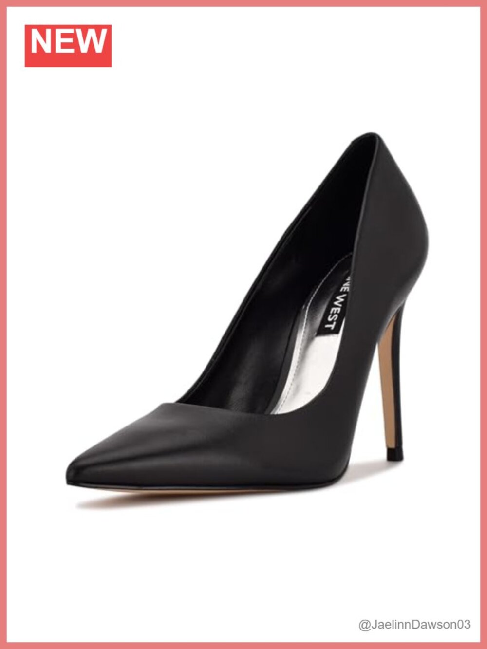 Nine West Fresh Womens Pointed Toe Stiletto Heel Pump Leather